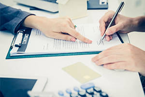 Account Bank Contract Signing
